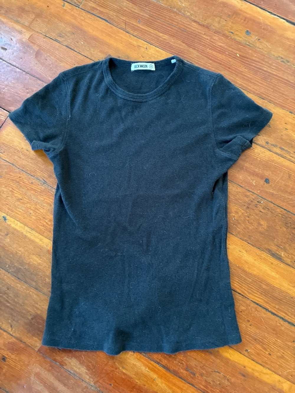 Bunch Mason tee in washed black